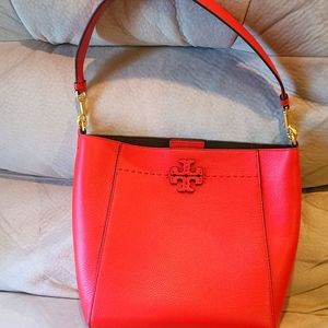 AUTHENTIC Tory Burch All-Leather Hobo Bag